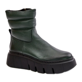 Bottines femme Zazoo Vert Foncé