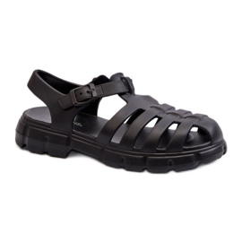 Sandales d'eau en mousse pour femmes Noir le noir Sandales d'eau en mousse pour femmes Noir le noir