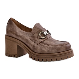 Chaussures femme Zazoo Beige Foncé Chaussures femme Zazoo Beige Foncé