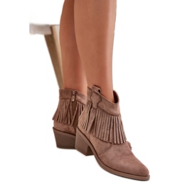 Bottines femme S.Barski marron brun