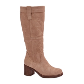 Step in style Bottes Modèle Erisorae CHC321 Beige - Entrez avec style