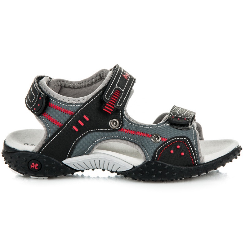 American Club Sandales pour un garçon le noir