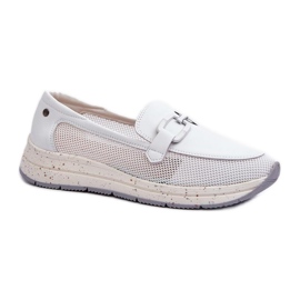 Mocassins de sport blancs blanche