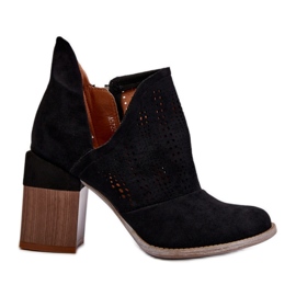 Step in style Bottes Modèle Niartima A5722 Noir - Entrez avec style le noir