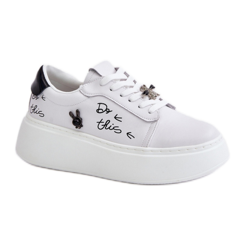 Chaussures de sport modèle Vinceza blanc blanche