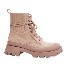 Trappeurs Modèle 8628 Beige