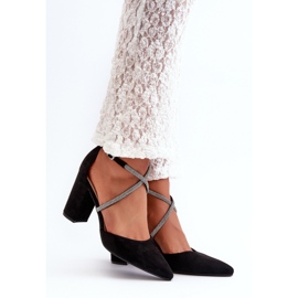 Step in style Escarpins Modèle Lagra QA205P Noir - Entrez avec style le noir