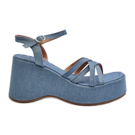 Sandales Modèle FF-20 Bleu