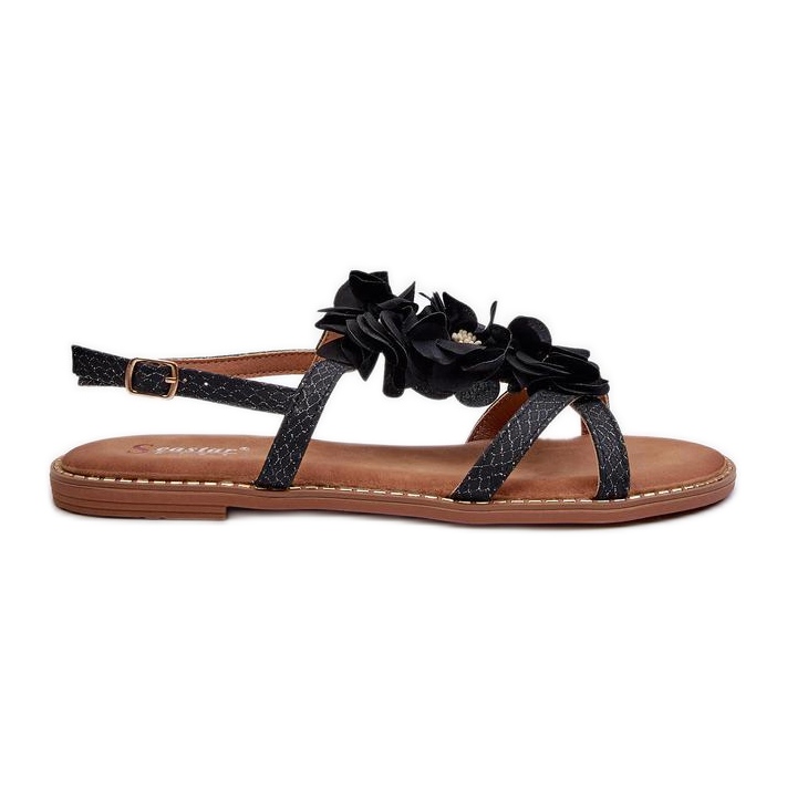 Step in style Sandales Modèle Abidina JL85 Noir - Entrez avec style le noir
