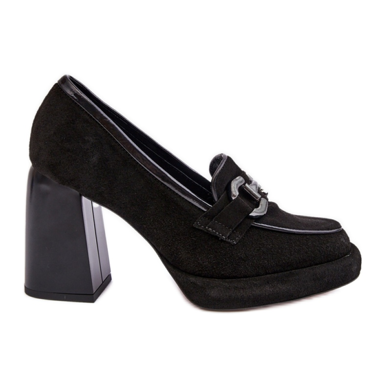 Escarpins femme avec décoration Laura Messi 2706 500-173 noir le noir