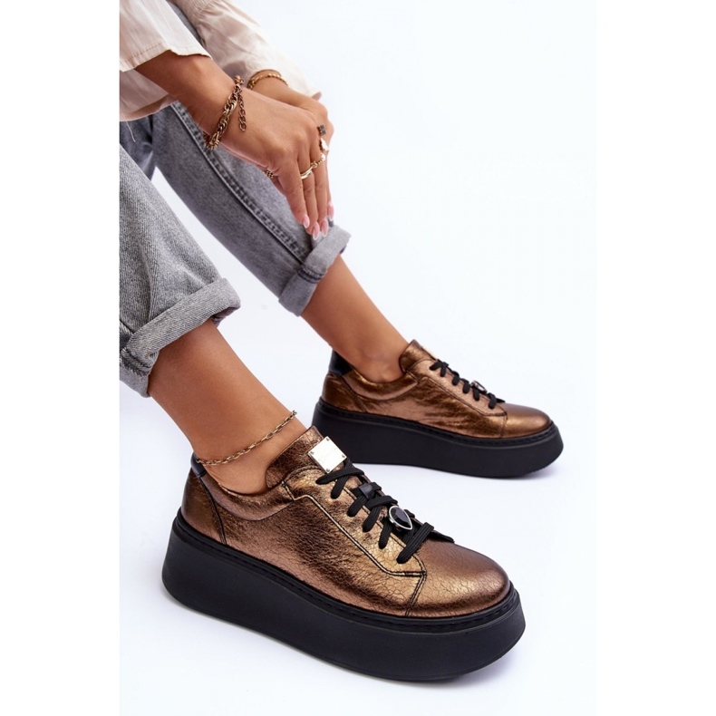 Chaussures de sport pour femmes Maciejka 06191-24 cuivre brun Chaussures de sport pour femmes Maciejka 06191-24 cuivre brun