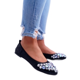 Ballerines Modèle Crystal C87 Noir