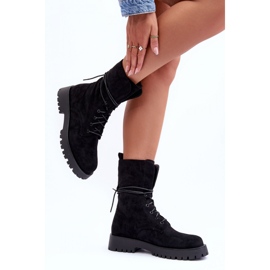 Step in style Modèle Workers Jence DE1051S Daim Noir - Entrez dans le style le noir