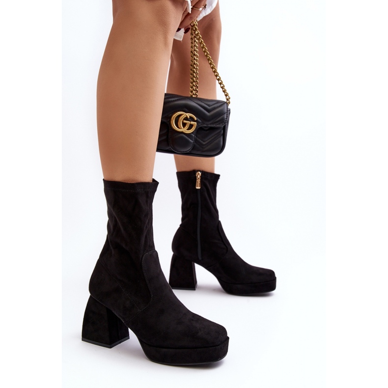 Step in style Bottes Modèle Adelles HP-340 Noir - Entrez avec style le noir