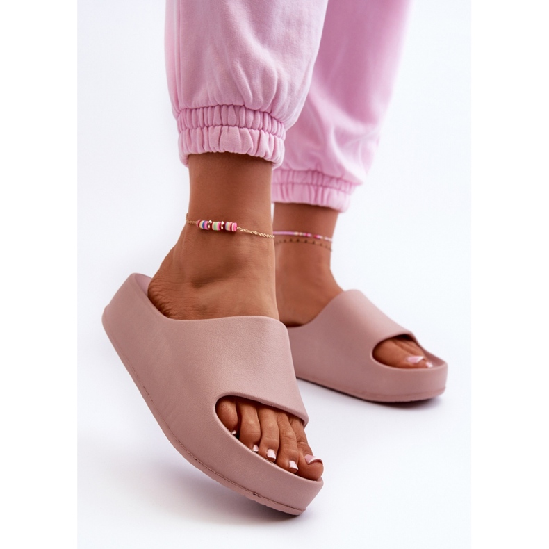 Tongs de sport pour femmes 24SD19-7564 rose