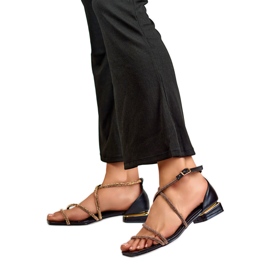 Sandales pour femmes GD-DO-161B noir le noir Sandales pour femmes GD-DO-161B noir le noir