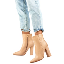 Bottes non isolées pour femmes D7959KH, beige