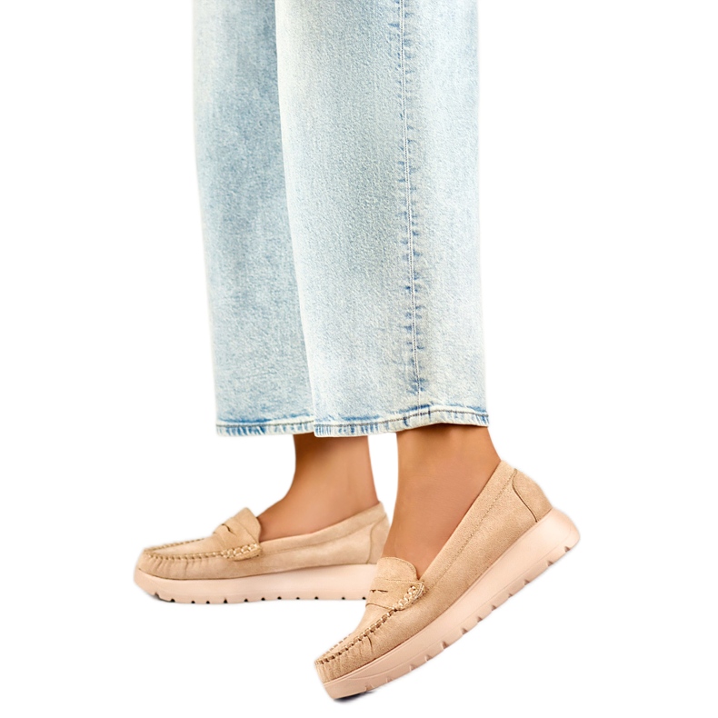Mocassins femme 24-21338BE beige