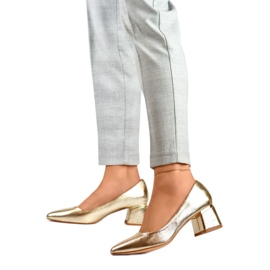 Escarpins métalliques pour femmes GD-XR-102GO or d'or