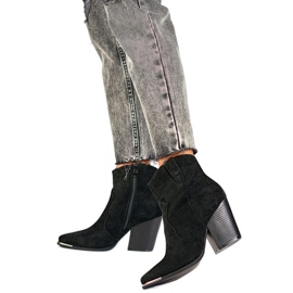 Bottes isolées pour femmes A5618B noir le noir