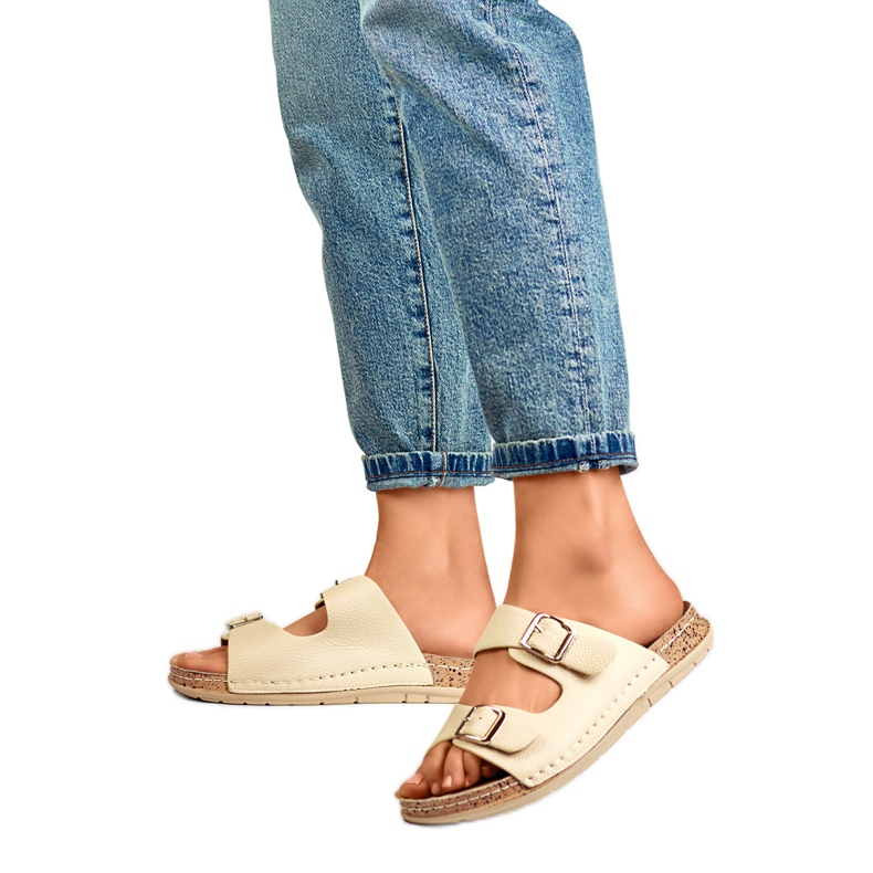 Chaussons femme G3178-7BE beige