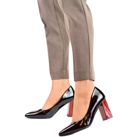 Escarpins laqués GD-FL486B-B noir