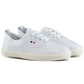 Baskets basses pour femmes HB-6W blanches Baskets basses pour femmes HB-6W blanches