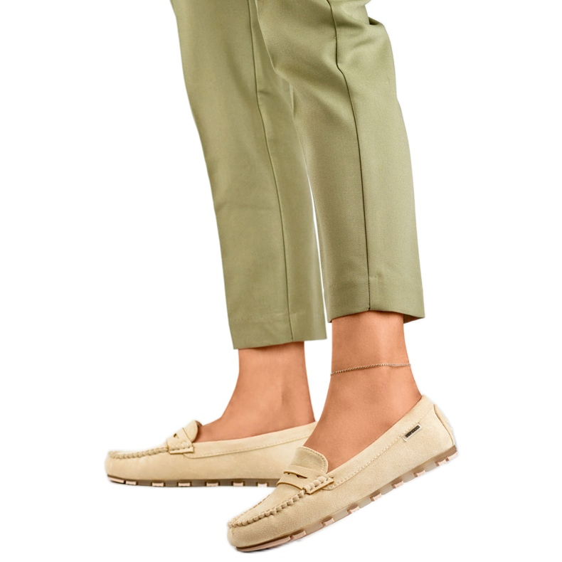 Mocassins femme RQ032BE beige