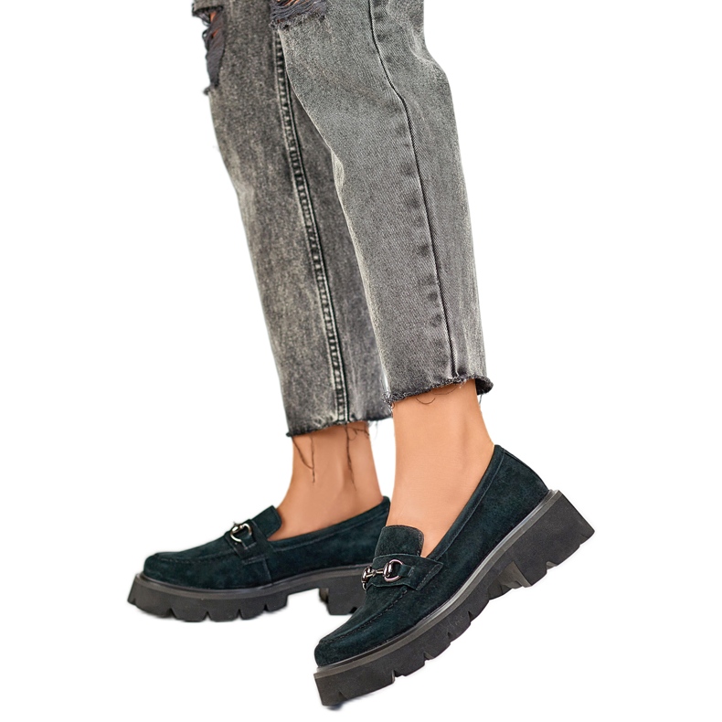 Chaussures pour femmes avec décoration 24-7888B le noir Chaussures pour femmes avec décoration 24-7888B le noir