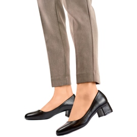 Escarpins femme GD-FL490A-B noir le noir