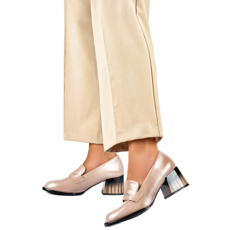 Escarpins femme GD-FL443A-D.BE beige