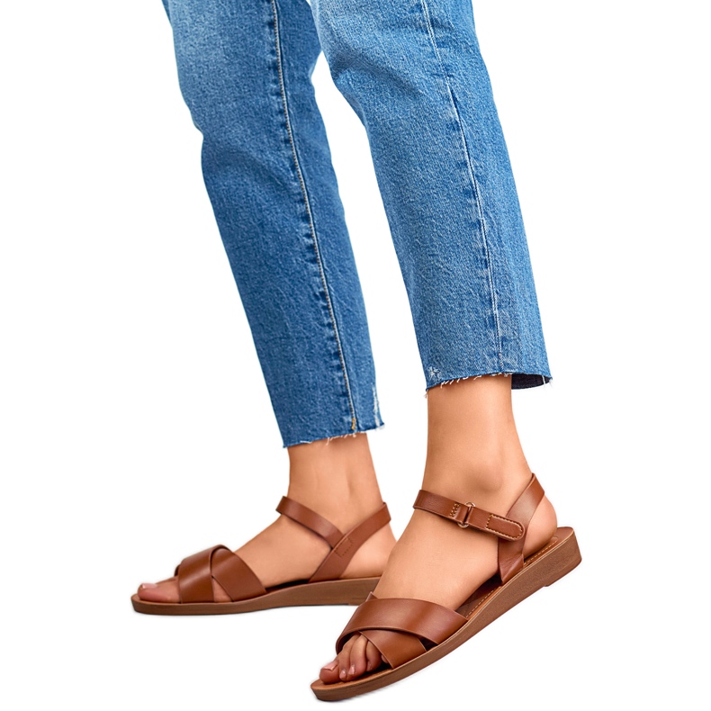 Sandales femme PS10TA marron brun
