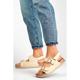 Sandales Modèle G3180-7BE Beige - PRIMO Sandales Modèle G3180-7BE Beige - PRIMO