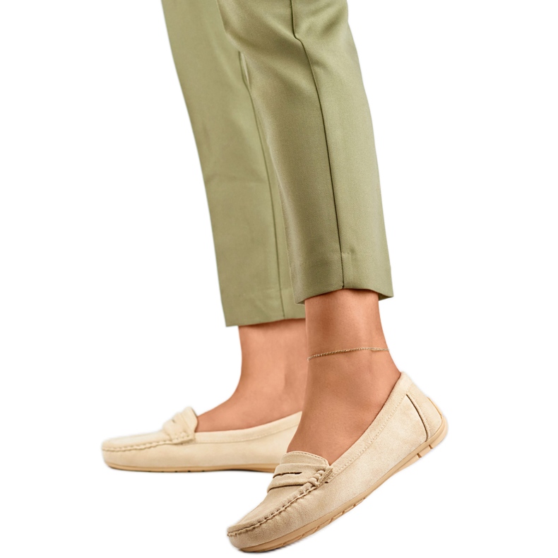Mocassins femme 9173-P-BE beige