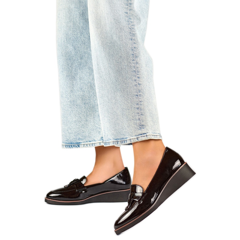 Escarpins vernis pour femmes 24-58266B le noir Escarpins vernis pour femmes 24-58266B le noir