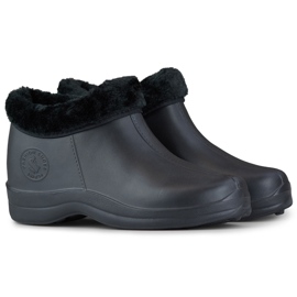 Bottes en caoutchouc isolées pour femmes B2016B le noir