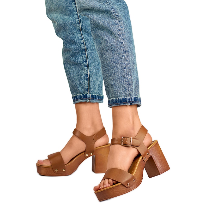 Sandales pour femmes 3993CA brun