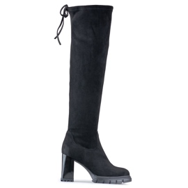 Cuissardes pour femmes GD-FL3032 le noir Cuissardes pour femmes GD-FL3032 le noir