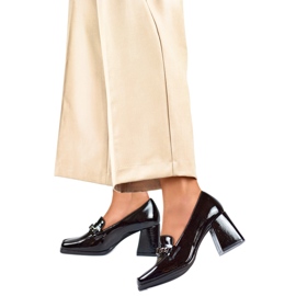 Escarpins pour femmes 24-12322B noir