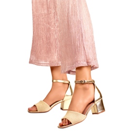 Sandales pour femmes 8738GO beige
