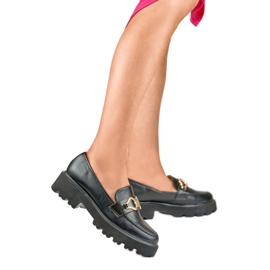 Chaussures femme avec décoration B2733B noir