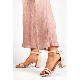 Sandales Modèle 7212P Rose - PRIMO