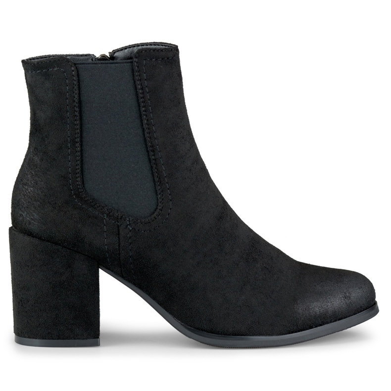 Bottes Modèle 260038B-SU Daim Noir - PRIMO le noir