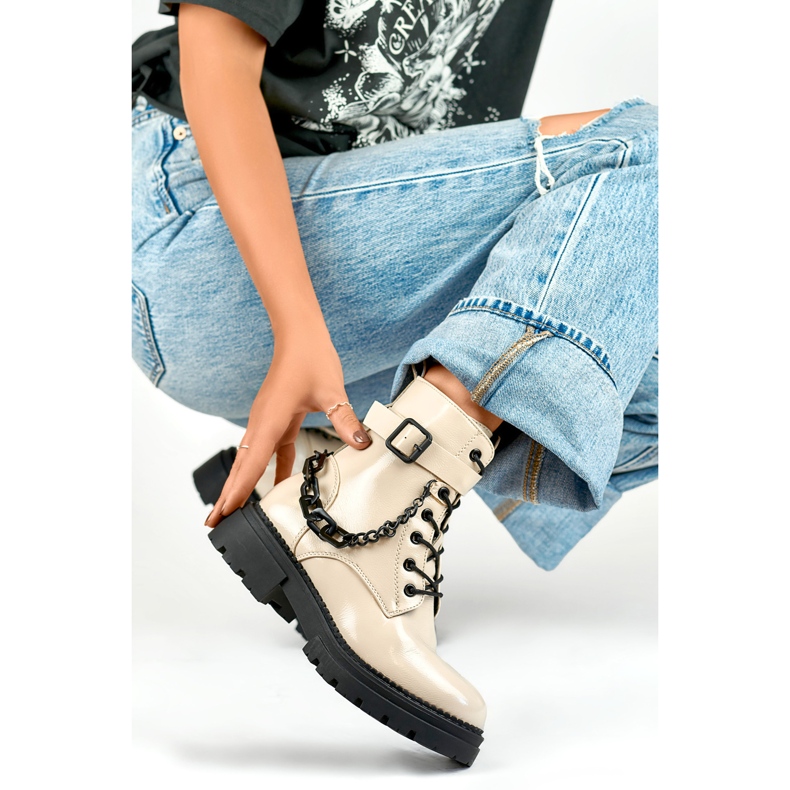 Ouvriers Modèle 250013BE-LA Vernis Beige - PRIMO