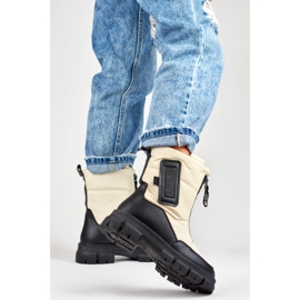 Bottes de neige Modèle H-07BE Beige/Noir - PRIMO