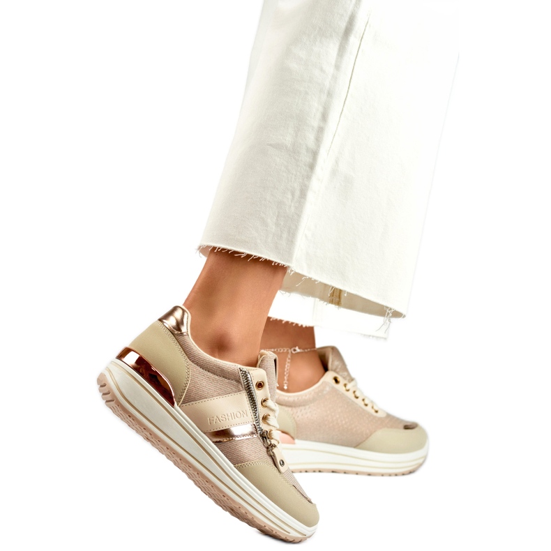 Chaussures de sport modèle 9053-SP-BE beige