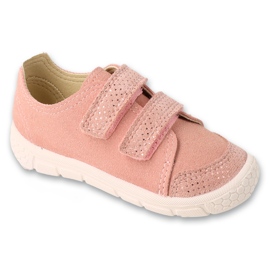 Chaussures de sport pour enfants Befado avec Velcro 908P002 rose