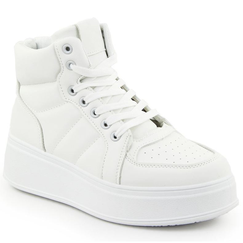 Chaussures de sport montantes blanches NEWS 8166