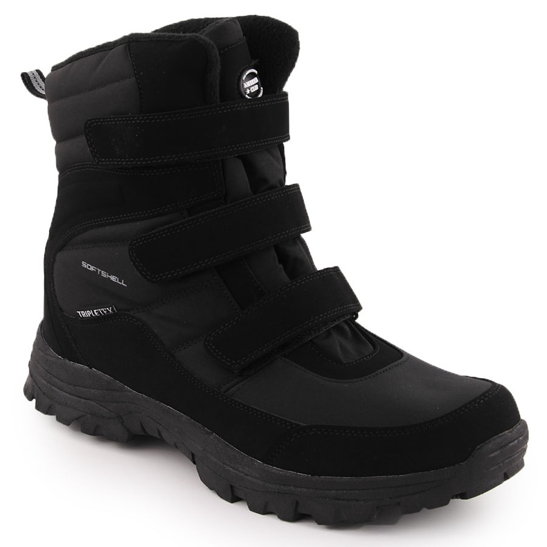Bottes de neige imperméables oversize pour homme, noires American Club SN45 le noir Bottes de neige imperméables oversize pour homme, noires American Club SN45 le noir