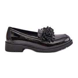 Mocassins Vernis Femme S.Barski HY369A Noir